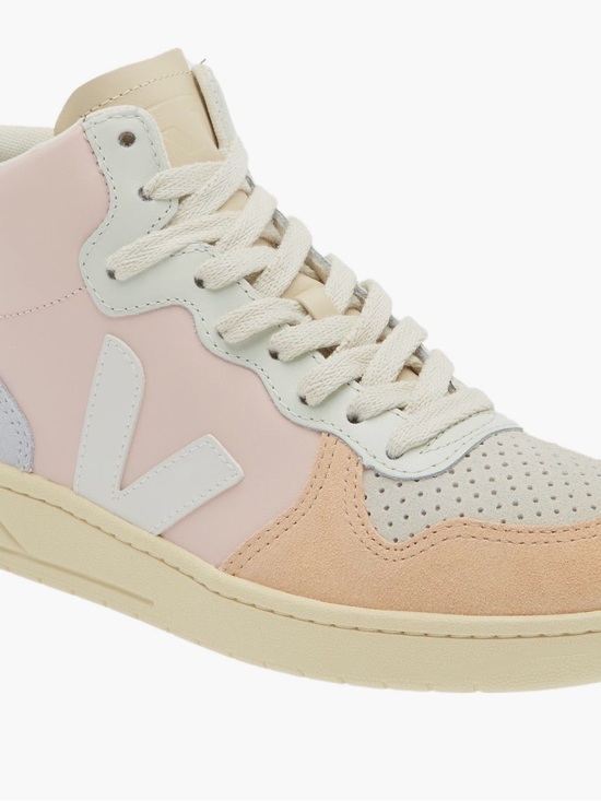 Veja Shoes - Veja V 15 Mid-Top Sneaker in Pink, Cream and Peach Size 7US 38EU